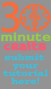 30 minute crafts submit tutorial