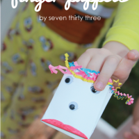 Paper Finger Puppets