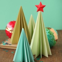 Accordian Paper Folded Tree