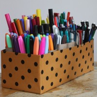 DIY Marker Caddy Aunt Peaches