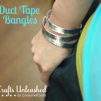Duct Tape Bangle Bracelets