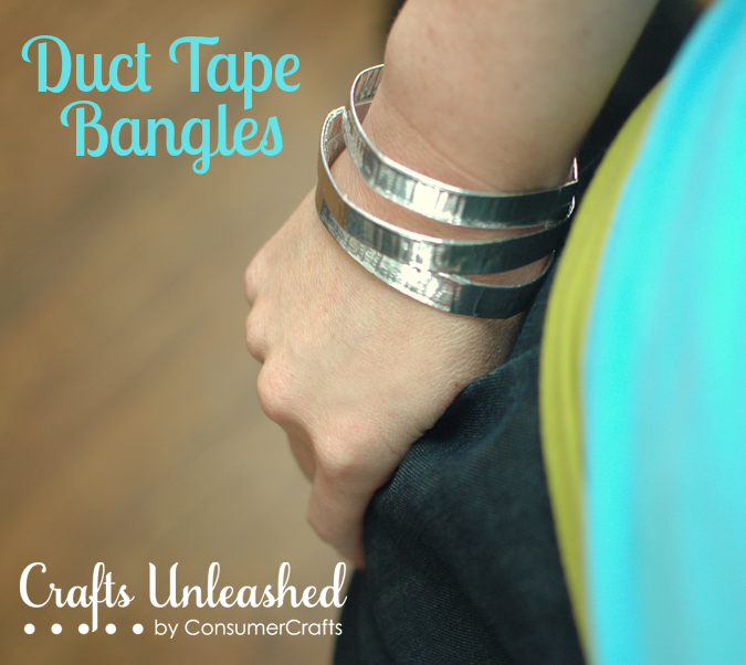 Duct Tape Bangle Bracelets