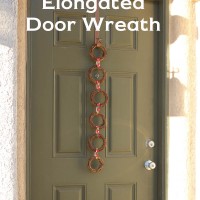 Elongated Door Wreath