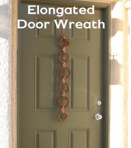 Elongated Door Wreath