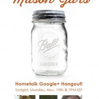 Last Minute Decorating with Mason Jars