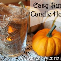 easy burlap candle holder vase from creativecarissa