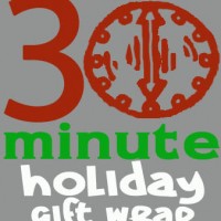 30 minute holiday gift wrap