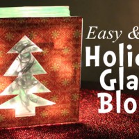 Holiday Glass Block