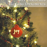 Glitter Christmas ornaments - hodge podge of styles