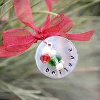 Hand Stamped Ornament - Crazy Little Projects