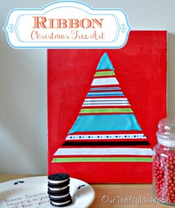 Ribbon Christmas Tree_Our Thrifty Ideas