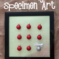 holiday specimen art at 30 minute crafts dot com