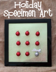 holiday specimen art at 30 minute crafts dot com