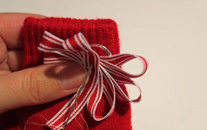 stitch on ribbon