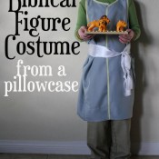 Biblical Figure Costume From a Pillowcase in 30 Minutes