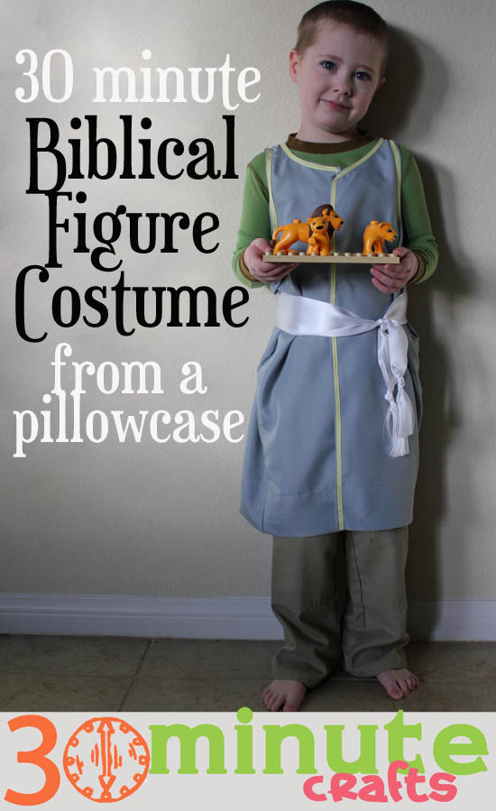 Biblical Figure Costume From a Pillowcase in 30 Minutes