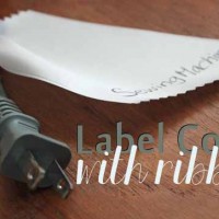 Label Cords With Ribbon