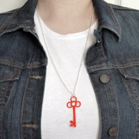 Pop of Color Key Necklace