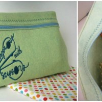 Felt zipper pouch - the sewing loft