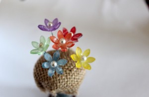 Flower head pin - Craft Test Dummies