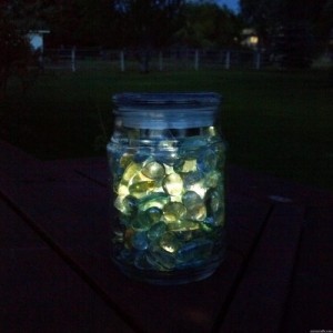 solar light jar - suzis crafts