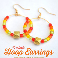 10-minute-hoop-earrings - swelldesigner