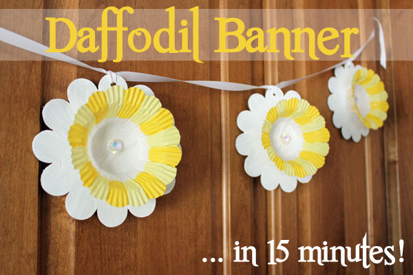 15 Minute Daffodil Banner