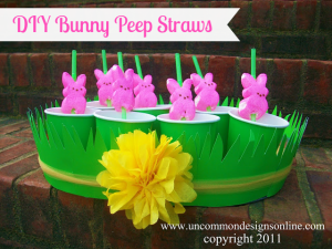 DIY-Bunny-Peep-Straws - uncommon designs