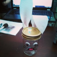 Mason Jar Bunny