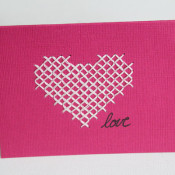 core'dinations cross stitch card