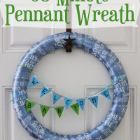 30 Minute Pennant Wreath