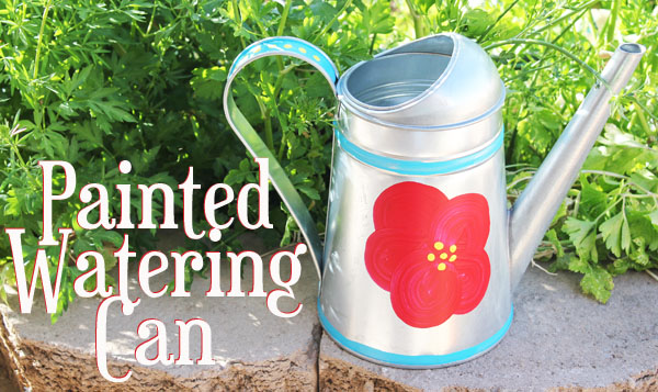 Painted Watering Can