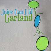 juice can lid garland