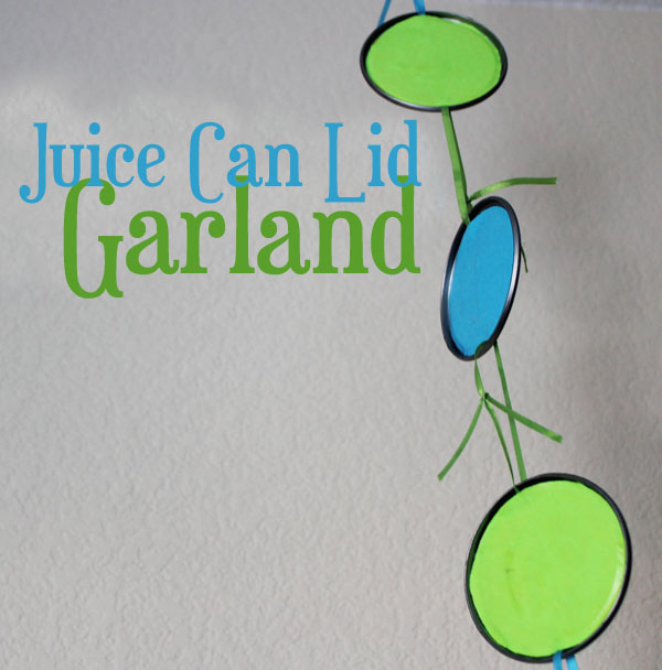 juice can lid garland