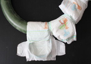 wrap each diaper on