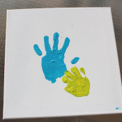 Mother's Day Handprint Canvas