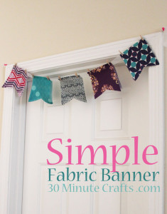 Simple Fabric Banner