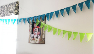 birthday decorations with tissue paper