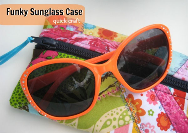 funky sunglass case - the sewing loft