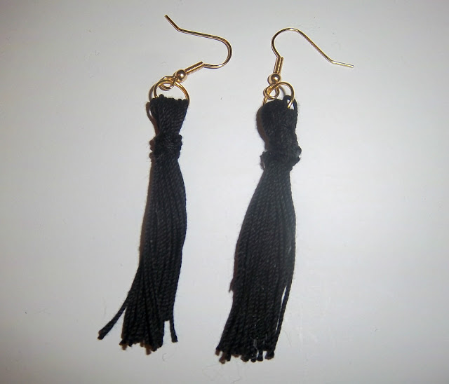 tassel earrings - Crafts and Creations with Kathy