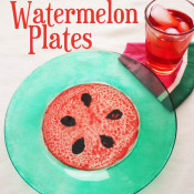 Fast and Easy Watermelon Plates