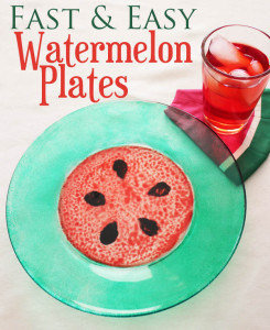 Fast and Easy Watermelon Plates