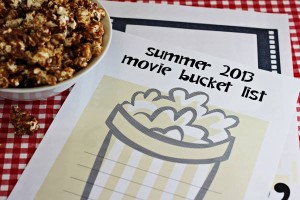 Summer movie bucket list