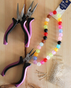 gumdrop bead necklace supplies