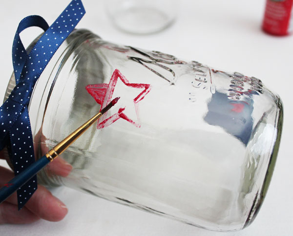 Hand Painted Mason Jar Glasses  Easy Glass Craft : My Crazy Good Life