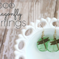 Dragonfly Earrings from Pitter and Glink