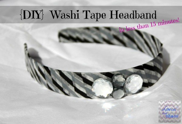 Washi Tape Headband - Lovin Our Chaos