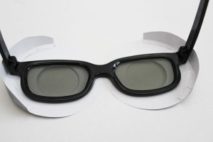 attach glasses to goggles