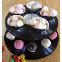 record cake stand fitzbirch blogspot
