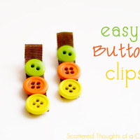 Easy Button Clips - Scattered Thoughts of a Crafty Mom